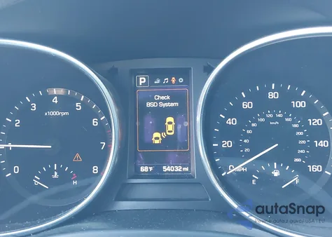 2017 Hyundai Santa Fe Sport 2.0T из США, поврежденный, VIN 5XYZU4LA6HG401159